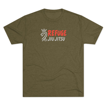 Jiu Jitsu Dog Mom Club Tri-Blend Tee - Dark