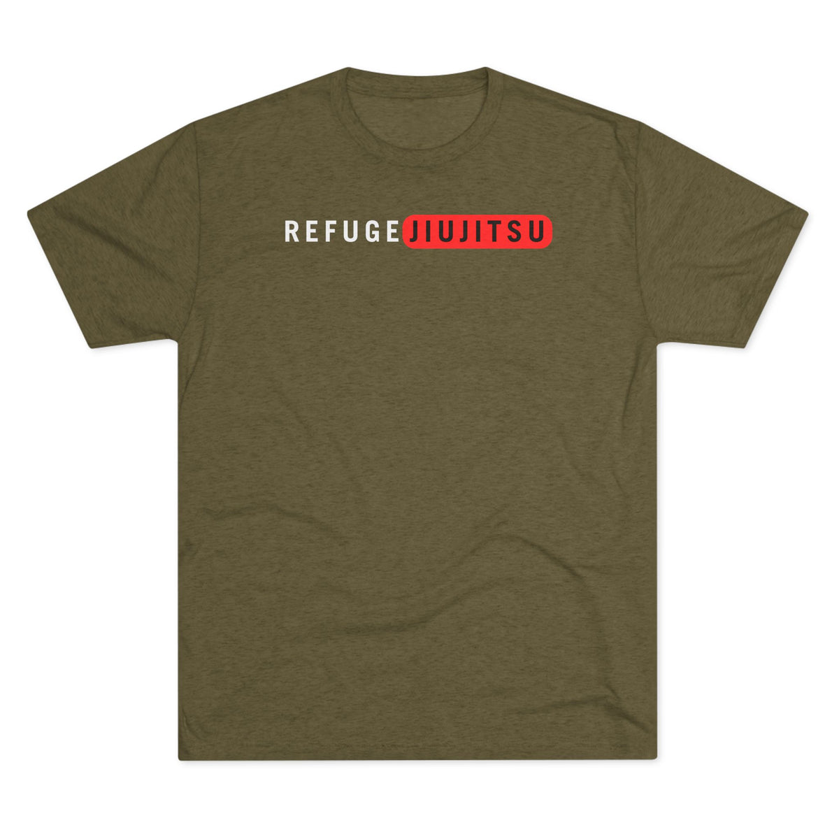 Refuge Jiu Jitsu Red Box Tri-Blend Tee - Dark