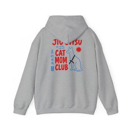 Jiu Jitsu Cat Mom Club Hoodie