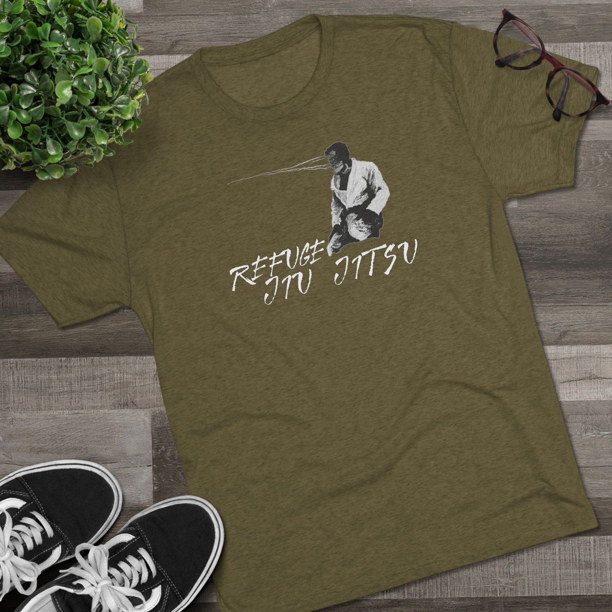 Refuge Man of War Tri-Blend Tee - Dark