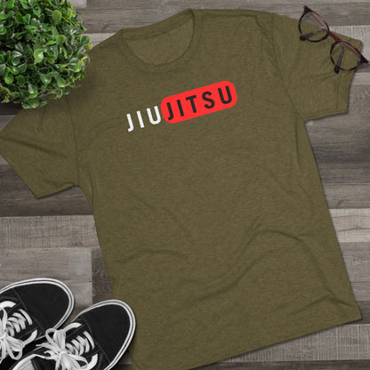 Jiu Jitsu Red Box Tri-Blend Tee - Dark