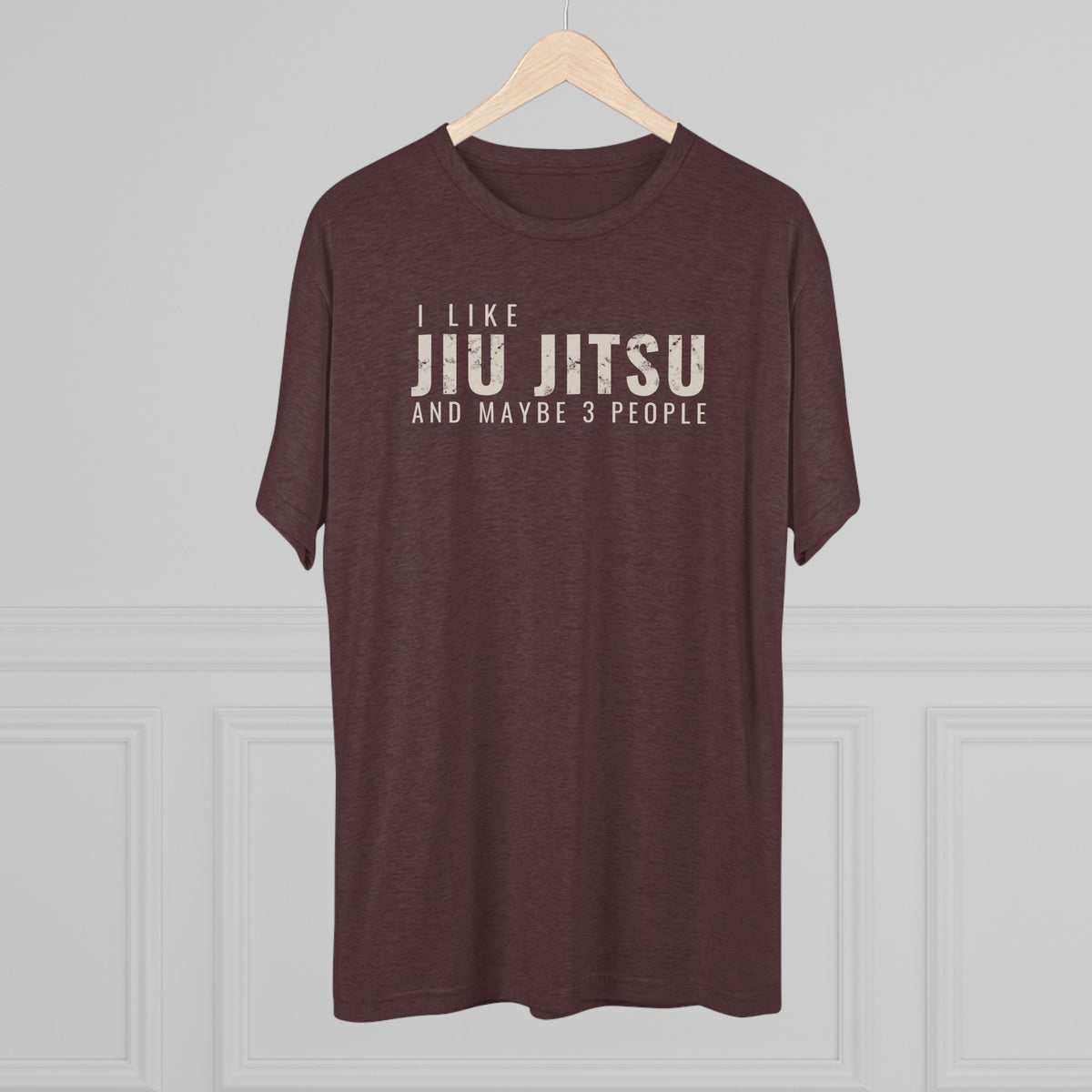 I Like Jiu Jitsu Tri-Blend Tee - Dark