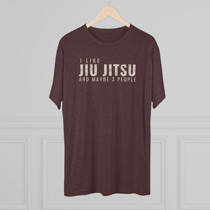 I Like Jiu Jitsu Tri-Blend Tee - Dark