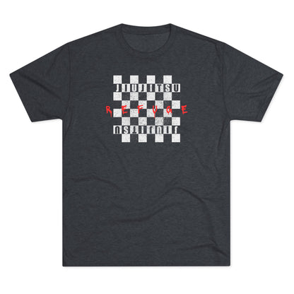 Refuge Checkered Tri-Blend Tee - Dark