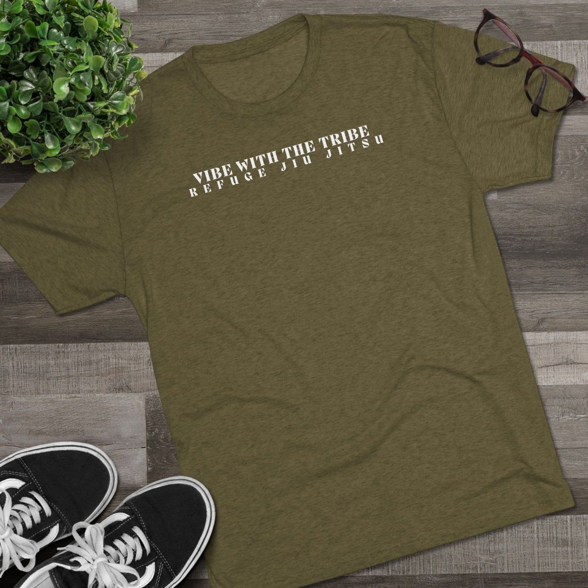 Refuge Vibe Tri-Blend Tee - Dark