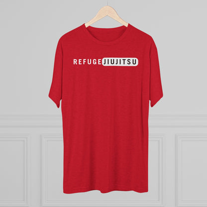 Refuge Jiu Jitsu Red Box Tri-Blend Tee - Dark (Red/Black Edition)