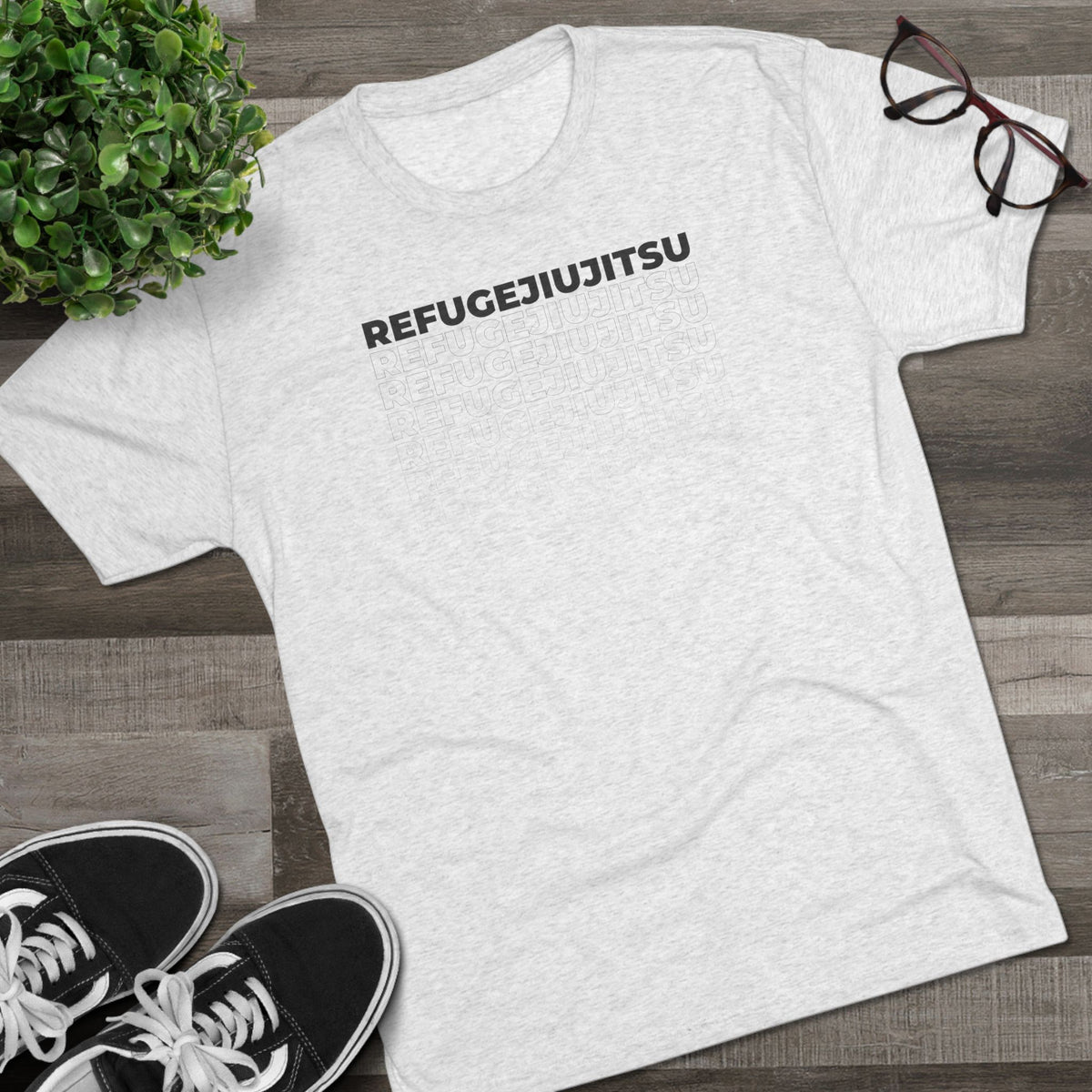 REFUGEJIUJITSU Fade Tri-Blend Tee