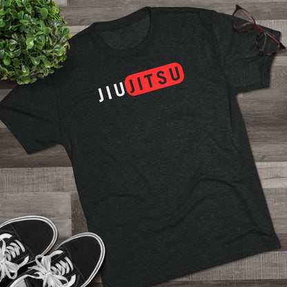 Jiu Jitsu Red Box Tri-Blend Tee - Dark