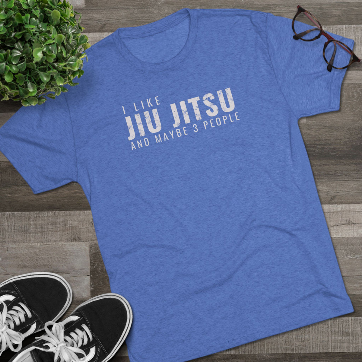 I Like Jiu Jitsu Tri-Blend Tee - Dark