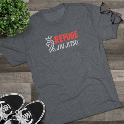 Jiu Jitsu Dog Mom Club Tri-Blend Tee - Dark