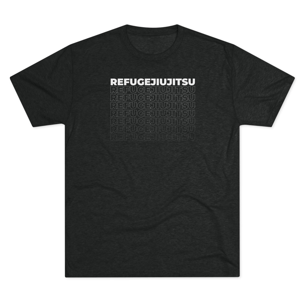 REFUGEJIUJITSU Fade Tri-Blend Tee - Dark
