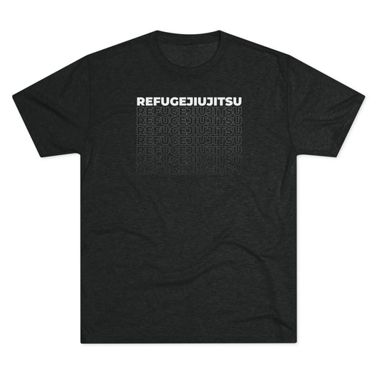 REFUGEJIUJITSU Fade Tri-Blend Tee - Dark