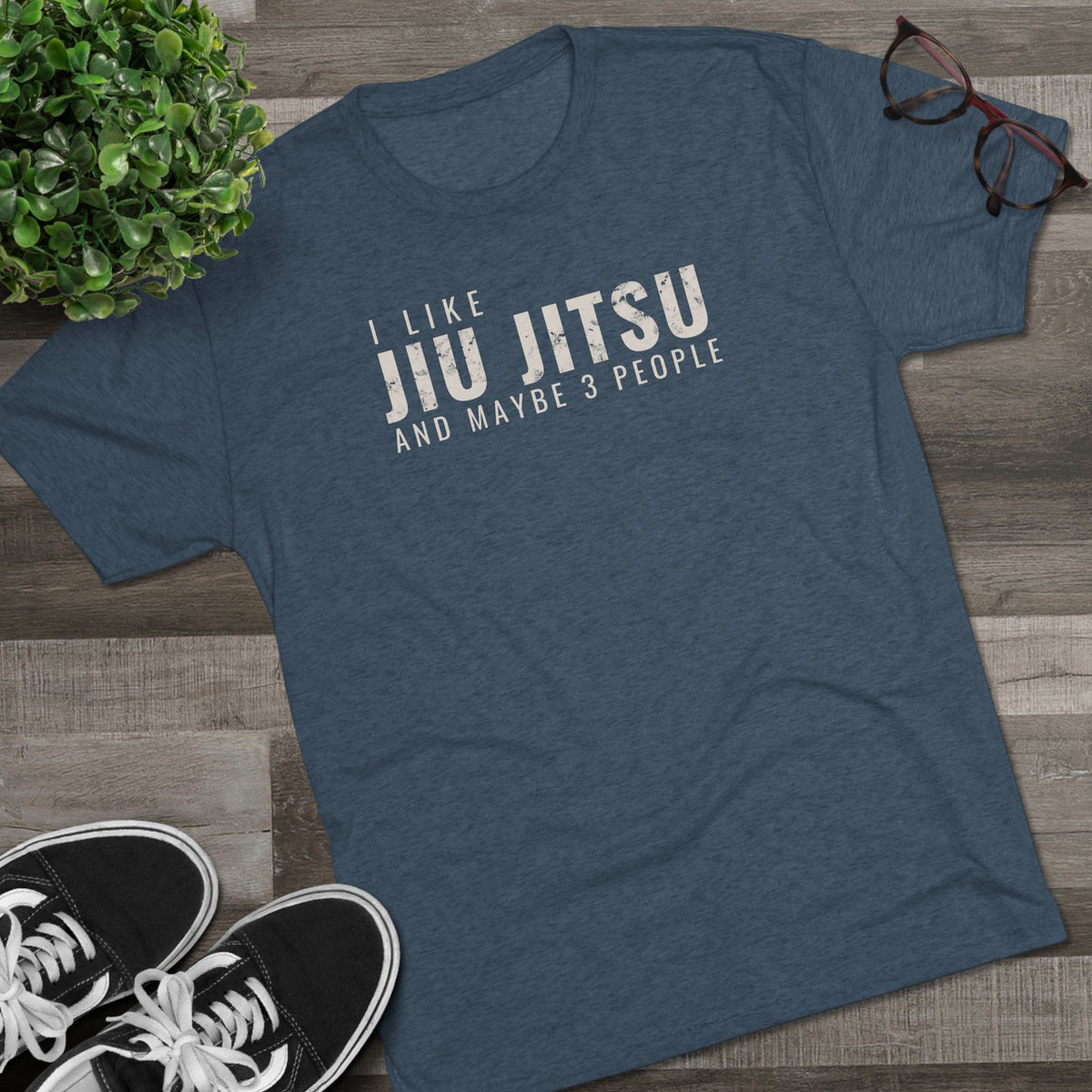 I Like Jiu Jitsu Tri-Blend Tee - Dark