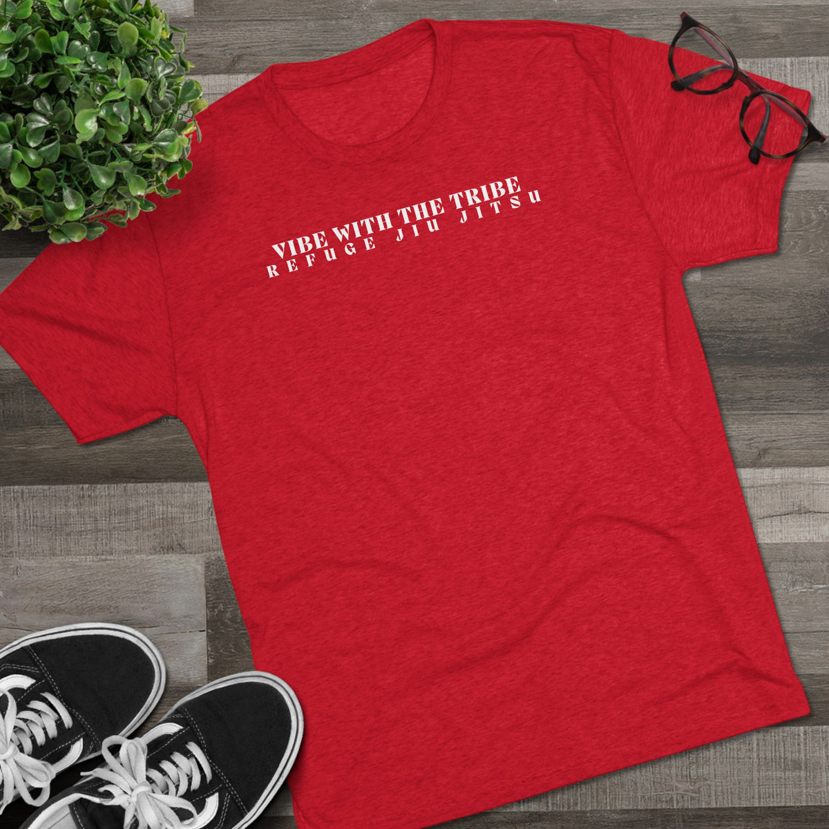 Refuge Vibe Tri-Blend Tee - Dark
