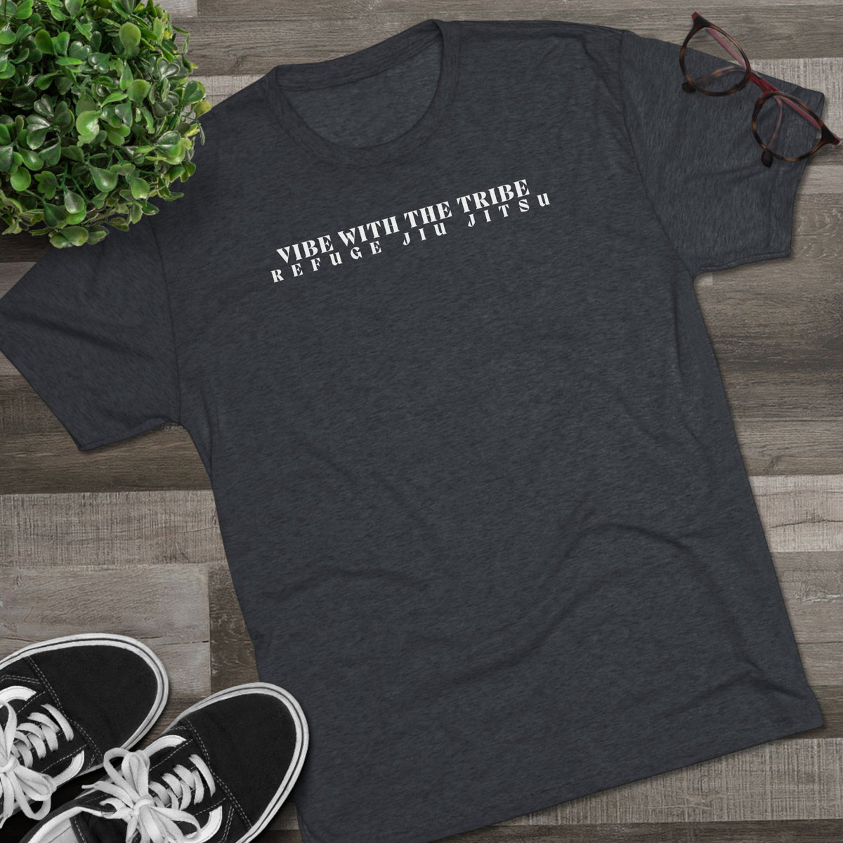 Refuge Vibe Tri-Blend Tee - Dark