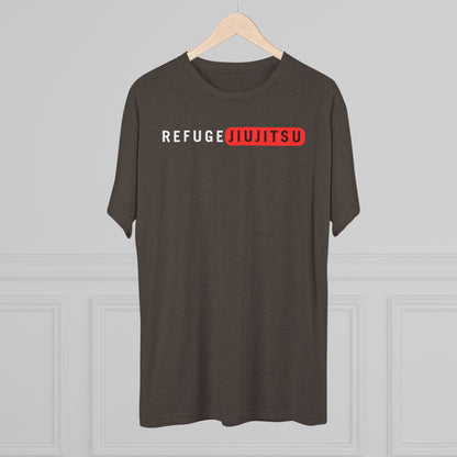 Refuge Jiu Jitsu Red Box Tri-Blend Tee - Dark