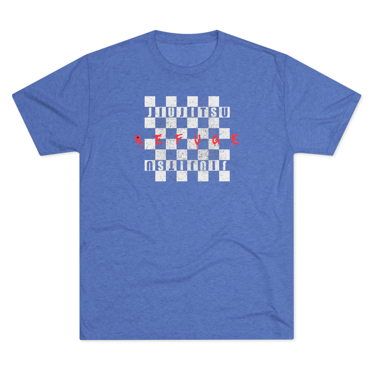 Refuge Checkered Tri-Blend Tee - Dark