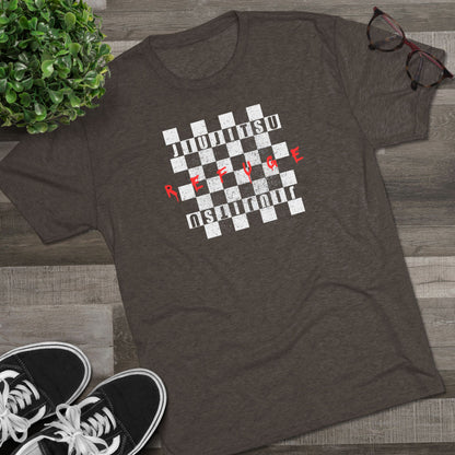 Refuge Checkered Tri-Blend Tee - Dark