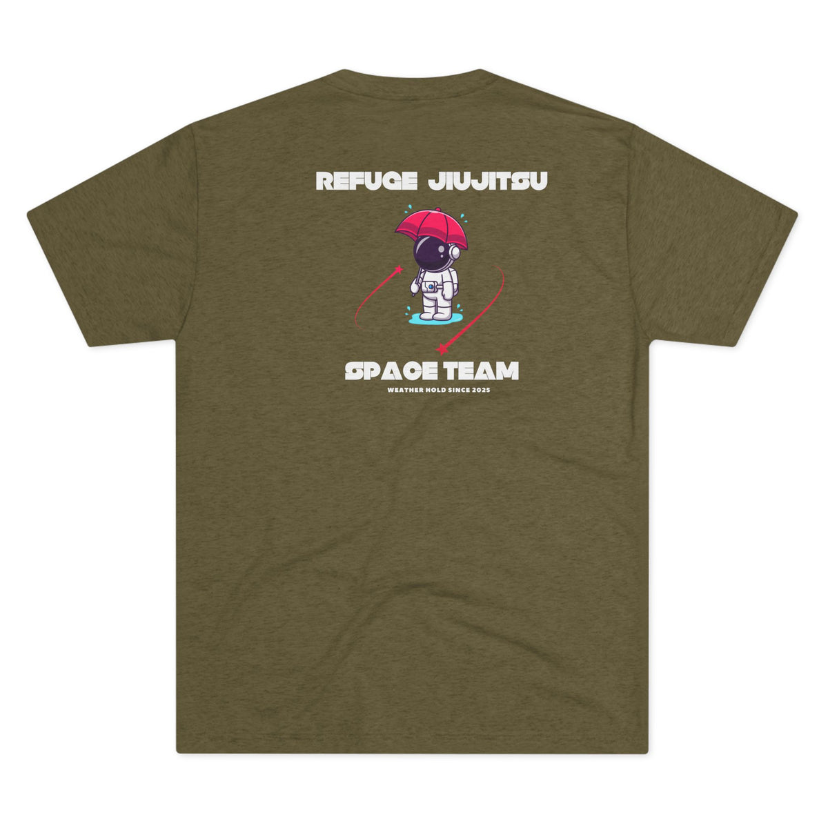 Refuge Jiu Jitsu Space Team Tri-Blend Tee - Dark